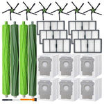 Kit di ricambio per aspirapolvere iRobot Roomba S9 / S9 Plus 9150 9550: 4 spazzole, 6 filtri, 6 sacchetti, 6 spazzole laterali., 20 In 1