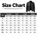Giacca invernale da moto in PU con multitasche, collo alto e cerniera., XL, 2XL