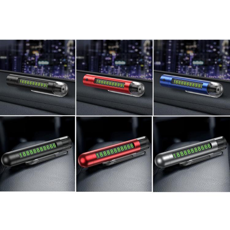 Martello di sicurezza multifunzione per auto con targhetta per il numero di parcheggio, 4 in 1 Black, 4 in 1 Red, 4 in 1 Blue, 3 in 1 Black, 3 in 1 Red, 3 in 1 Gray