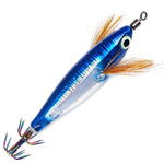 HENGJIA SJ067 Artificiali Squid Jig Fluorescenti Effetto Laser – Esca a Forma di Gambero per Cefalopodi, 8cm 5.5g