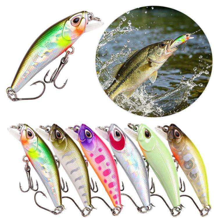 HENGJIA MI180 Micro Minnow – Esche rigide affondanti (slow sinking), 4.6cm 3g