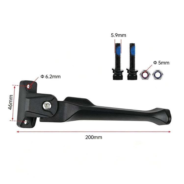 For Kukirin G2 MAX Electric Scooter 20cm Kickstand Side Stand Support, Kickstand