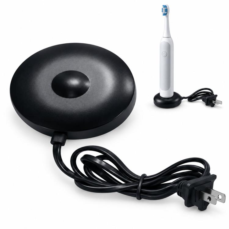 3768 Magnetic Charger Base For Oral-B iO Series 7 / 8 / 9 Electric Toothbrushes, US Plug Black