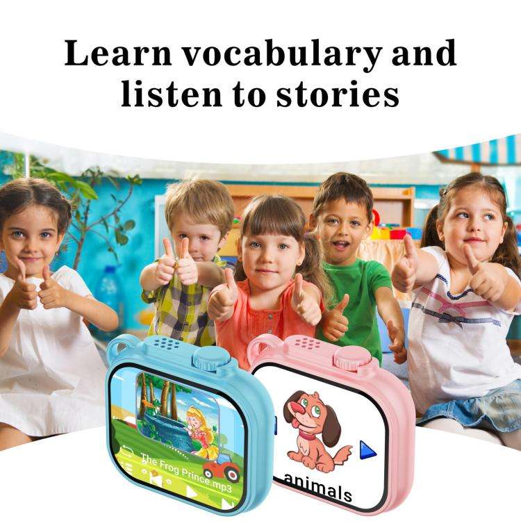 KC01 Kids Digital Camera Toy With 1.85 Inch Screen Games Music Player & Torch