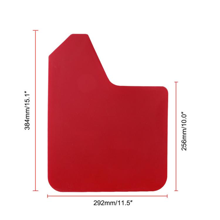 Universal Splash Guards/Mud Flaps For Cars, Pickups, SUVs, And Trucks, 38.4x29.2x2.56cm