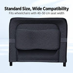 Universal Wheelchair Headrest Attachment Backrest Extension with Metal Mounting Clamps, 39x36cm, 44x37cm