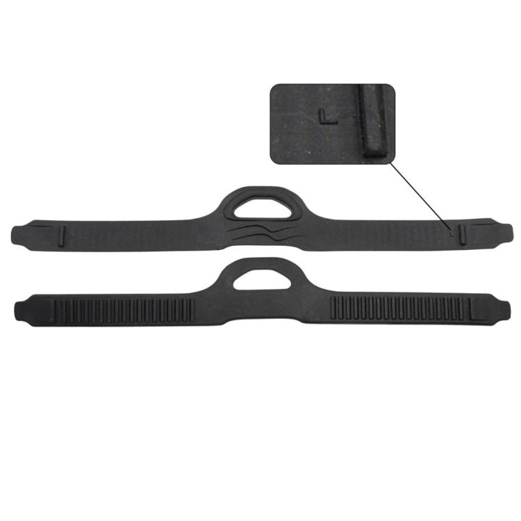 Adjustable Tension TPR Diving Fin Strap, S/M, L