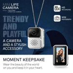 Mini Wearable Camera Necklace 1080P Small Body Camera Digital Recorder Pendant