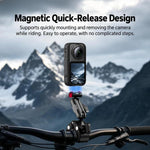 BRDRC For Quick-Release Cycling Mount For Insta360 Ace / Ace Pro 2 / X6 / X5 / X4 Air