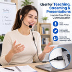 Online Class Talk Game Voice USB Headset Microphone, Type-C Straight Plug, Type-C Angled Plug
