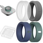 4 PCS/Box AhaStyle WG207 Silicone Finger Ring Cover, For Oura Ring Gen 4 / 4 Ceramic / Gen 3