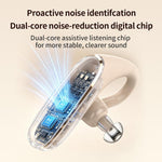 M015SA Ear-Hung Digital Display Hearing Aid Bluetooth Earphones Sound Amplifier For The Elderly