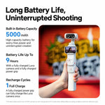 For Insta360 Luna Ultra / Pro LKTOP 5000mAh Battery Handle Power Hand Grip, Luna Battery Handle Black, Luna Battery Handle White