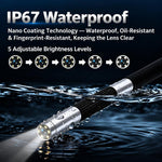 Articulating Borescope 4.3 inch IPS Endoscope Inspection Camera With Light, IP67 Waterproof, ES06