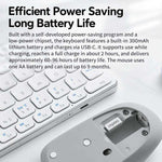 Rapoo Ultra-Thin Multi-Device Wireless Keyboard Mouse Combo, Bluetooth 5.0/2.4G Silent Desktop Set, 9000S White 78-Key, 9300S Dark Gray 99-Key, 9000S Dark Gray 78-Key, 9300S White 99-Key