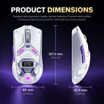 Inphic ZHEN Tri-Mode Wireless Gaming Mouse With OLED Display, Magnetic Charging Dock