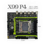 Yingjie X99-P4 M-ATX LGA 2011-3 DDR4 Computer Motherboard For Intel Xeon E5 2678 2680 V3 V4