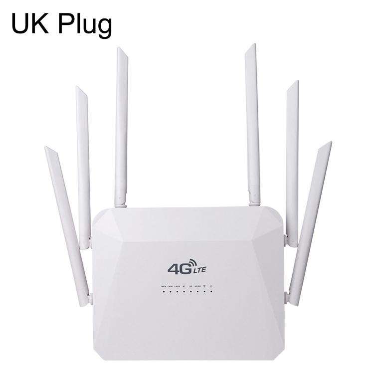 210M-E Europe and Asia 4G LTE CPE Wireless Router, 300Mbps SIM Card Slot, 32 Users Support, EU Plug, US Plug, UK Plug