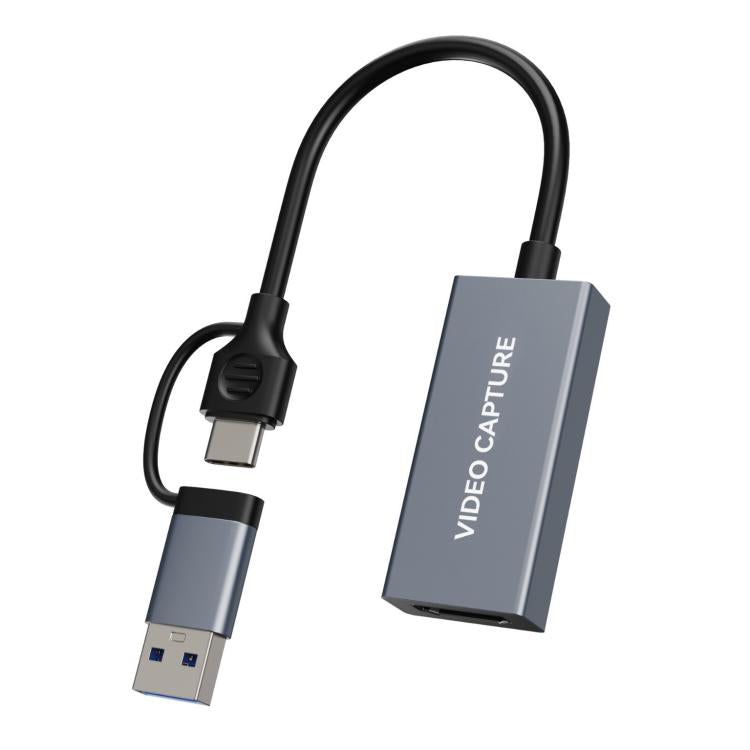 Ezcap370M 2 In 1 USB-C & USB-A To HDMI Video Capture Card 1080P Audio Grabber For Gaming Streaming, Ezcap370M