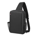 Waterproof Shockproof Shoulder Tablet Storage Bag Lightweight Large Capacity Case With Earphone Hole, Black Small, Blue Small, Black Medium, Blue Medium, Black Large, Blue Large