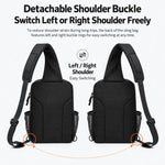 Waterproof Shockproof Shoulder Tablet Storage Bag Lightweight Large Capacity Case With Earphone Hole, Black Small, Blue Small, Black Medium, Blue Medium, Black Large, Blue Large
