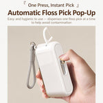 Automatic Pop-Up Portable Mini Floss Box Household Dental Floss Stick Storage Case