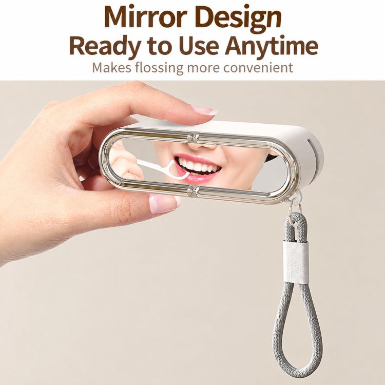 Automatic Pop-Up Portable Mini Floss Box Household Dental Floss Stick Storage Case
