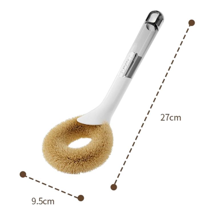 Household Palm Antibacterial Easy Clean Pot Brush Kitchen Dish Brush With Hook, Palm Dish Brush