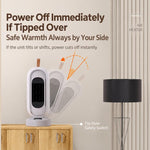 PTC Ceramic Space Heater 1300W Electric Portable Heater, EU Plug, UK Plug