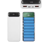 Solder-Free Portable Power Bank DIY Kit 18650 Battery Case Power Bank Housing Assembly Kit, Batteries Not Included, F4 Fast Charging Black, F4 Fast Charging White, F6 Fast Charging Black, F6 Fast Charging White, F8 Fast Charging Black                  ...