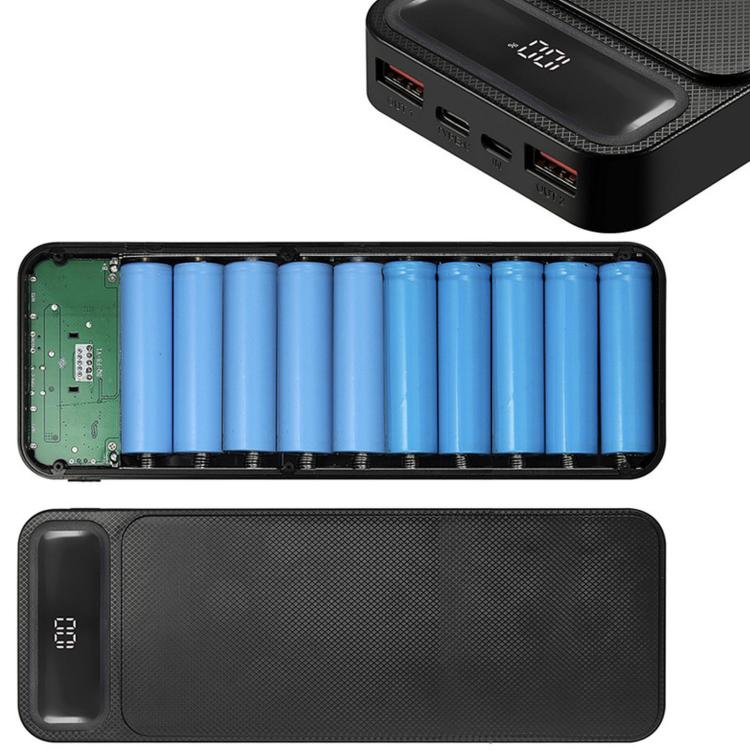 Solder-Free Portable Power Bank DIY Kit 18650 Battery Case Power Bank Housing Assembly Kit, Batteries Not Included, F4 Fast Charging Black, F4 Fast Charging White, F6 Fast Charging Black, F6 Fast Charging White, F8 Fast Charging Black                  ...