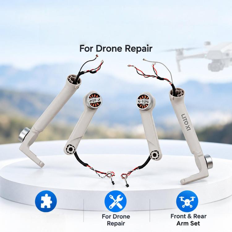 Parte di ricambio per il braccio di ricambio del drone DJI Lito X1., Front-left, Front-right, Rear-left, Rear-right, Full Set