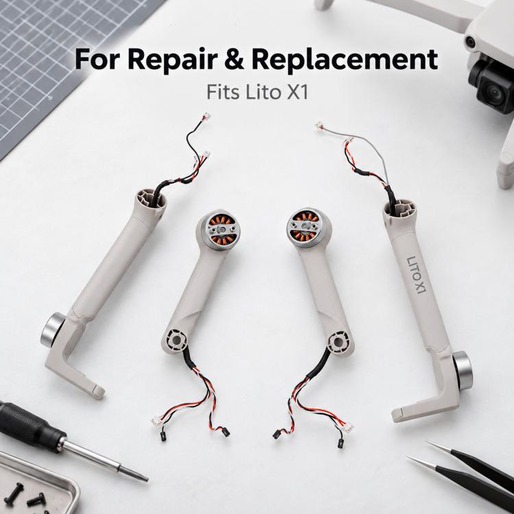 Parte di ricambio per il braccio di ricambio del drone DJI Lito X1., Front-left, Front-right, Rear-left, Rear-right, Full Set