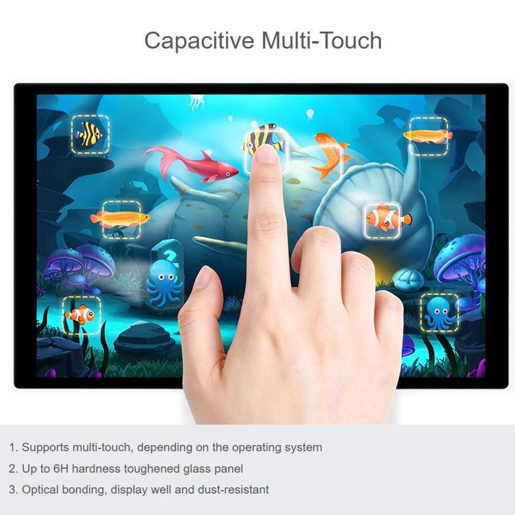Touch screen capacitivo DSI Waveshare da 10,1 pollici, risoluzione 800 x 1280, pannello IPS, compatibile con Arduino UNO Q, supporta la connessione board-to-board.