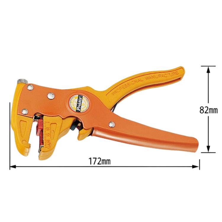 Pinza spelafili automatica a molla per cavi multipolari 0,2–6 mm² - immagine 4