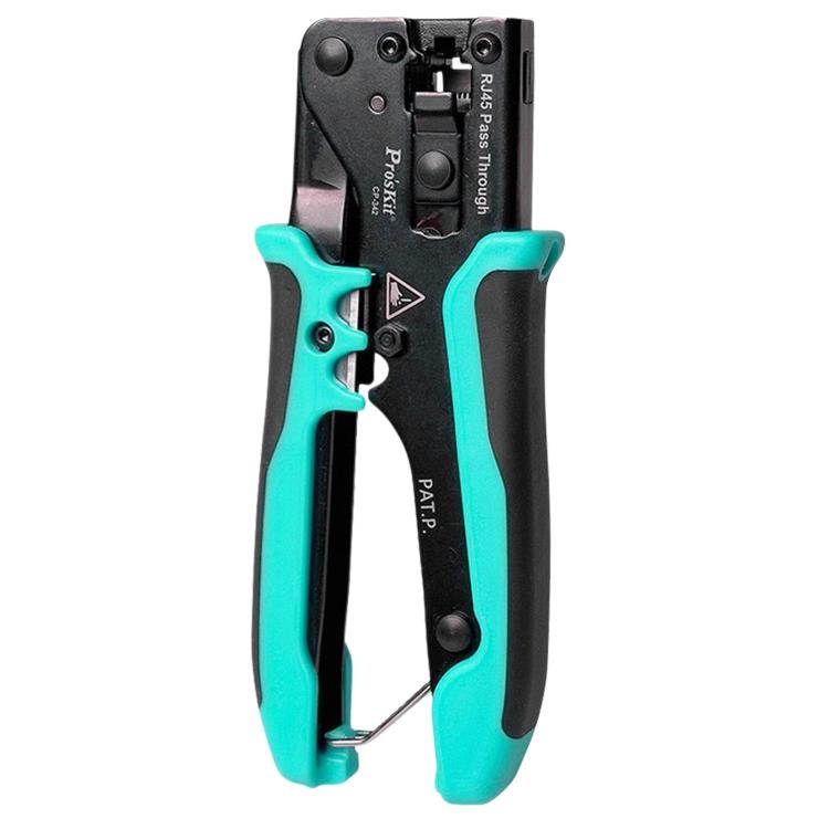 Pinza crimpatrice RJ45 pass-through multifunzione CP-342
