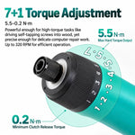 High Torque Rechargeable Wireless Electric Screwdriver Set With Light & Power Indicator, PT-1366U
