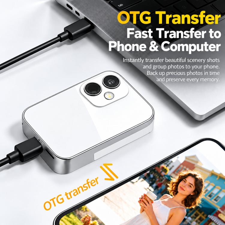 Fotocamera digitale D28SE da 64 MP ad alta definizione con schermo ribaltabile, funzione videocamera e controlli a pulsante; ideale per studenti.