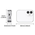 Fotocamera digitale D28SE da 64 MP ad alta definizione con schermo ribaltabile, funzione videocamera e controlli a pulsante; ideale per studenti.