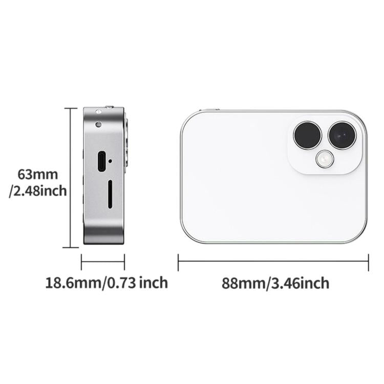 Fotocamera digitale D28SE da 64 MP ad alta definizione con schermo ribaltabile, funzione videocamera e controlli a pulsante; ideale per studenti.