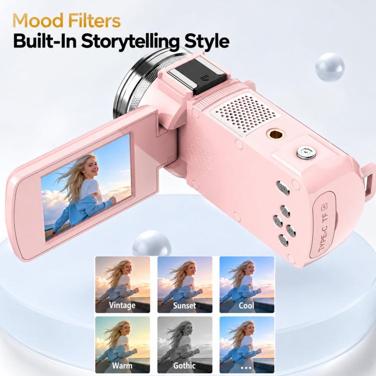 DV302 64MP High Definition Handheld Dual Lens Digital Video Camera