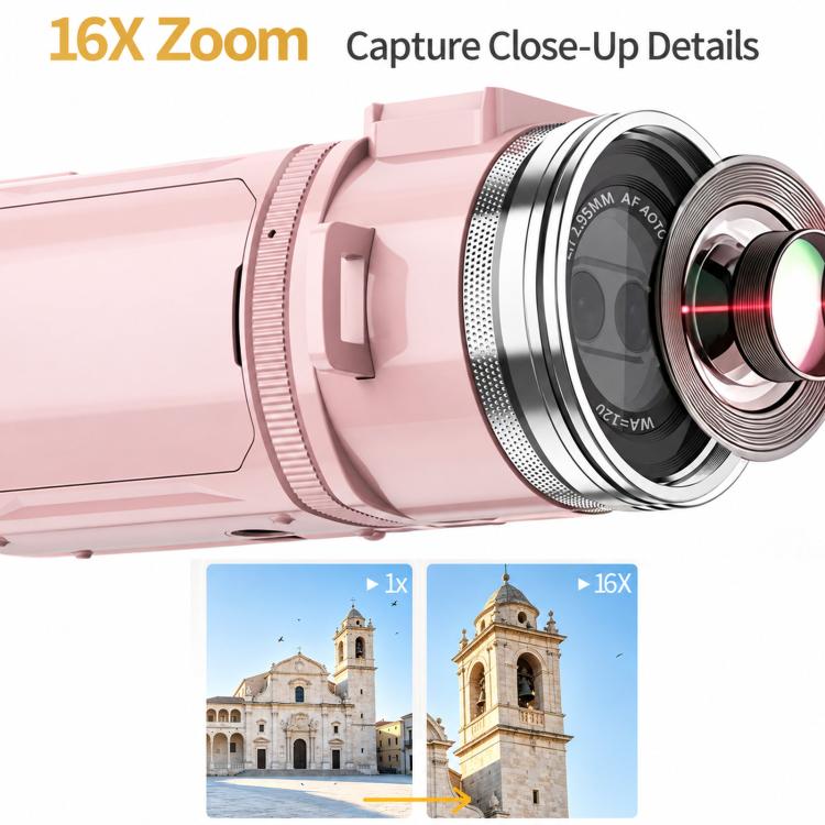 DV302 64MP High Definition Handheld Dual Lens Digital Video Camera