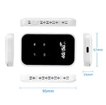 4G LTE Portable Mobile WiFi Router Pocket Hotspot Wireless Internet Device, M23-5 Asian Version, M23-E Eurasian Version