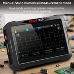 BSIDE OT9 – Multimetro, oscilloscopio e generatore di segnali 3 in 1, multimetro multifunzione a doppio canale con risoluzione di 20.000 conteggi, No Storage Card, With 512M Storage Card