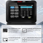 BSIDE OT9 – Multimetro, oscilloscopio e generatore di segnali 3 in 1, multimetro multifunzione a doppio canale con risoluzione di 20.000 conteggi, No Storage Card, With 512M Storage Card