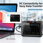 BSIDE OT9 – Multimetro, oscilloscopio e generatore di segnali 3 in 1, multimetro multifunzione a doppio canale con risoluzione di 20.000 conteggi, No Storage Card, With 512M Storage Card