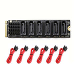 Scheda di espansione M.2 NVMe a 6 porte SATA 3.0 - immagine 2