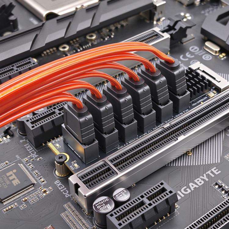 Scheda di espansione M.2 NVMe a 6 porte SATA 3.0 - immagine 7