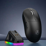Mouse gaming iMICE G207 wireless Bluetooth, RGB e base magnetica