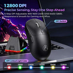 Mouse gaming iMICE G207 wireless Bluetooth, RGB e base magnetica - immagine 2